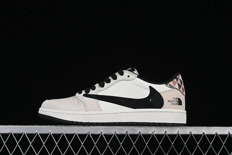 All categories Air Jordan Jordan series basketball shoes Air Jordan 1 Low high-end customized low-top sneakers Travis Scott x Fragment Design x Air Jordan 1 Low OG SP AJ1 Joe 1 North Face joint fashion checkered low-top cultural casual sneakers DM7866-102